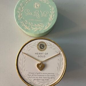 Spartina 449 Gold Heart of Gold Necklace